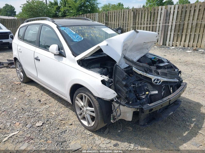 2012 Hyundai Elantra VIN KMHDC8AE7CU154781 IAAI salvage auction — NORMAL WEAR, Clear (Virginia), sold $325 on 2026-07-20 (photo 1)