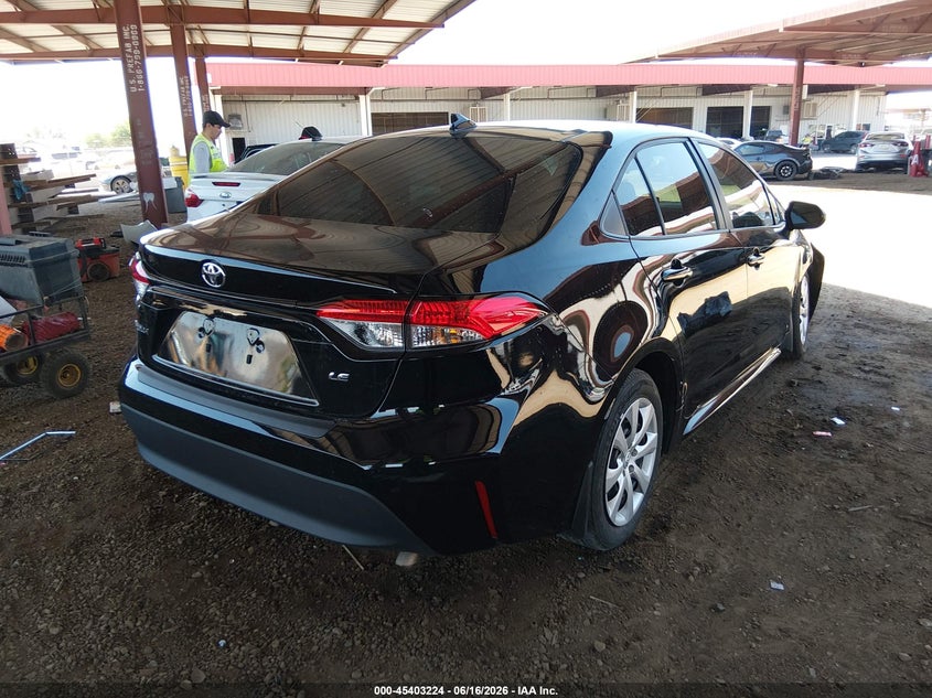 2025 Toyota Corolla VIN 5YFB4MDE9SP324468 IAAI salvage auction — RIGHT FRONT, Salvage (Arizona), sold $6,500 on 2026-07-28 (photo 4)