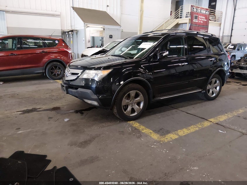 2009 Acura Mdx VIN 2HNYD28739H528204 IAAI salvage auction — LEFT REAR, Salvage (Oregon), sold $1,600 on 2026-08-28 (photo 2)