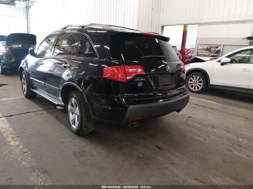 2009 Acura Mdx VIN 2HNYD28739H528204 IAAI salvage auction — LEFT REAR, Salvage (Oregon), sold $1,600 on 2026-08-28 (photo 3)