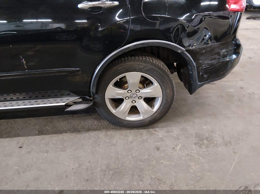 2009 Acura Mdx VIN 2HNYD28739H528204 IAAI salvage auction — LEFT REAR, Salvage (Oregon), sold $1,600 on 2026-08-28 (photo 6)