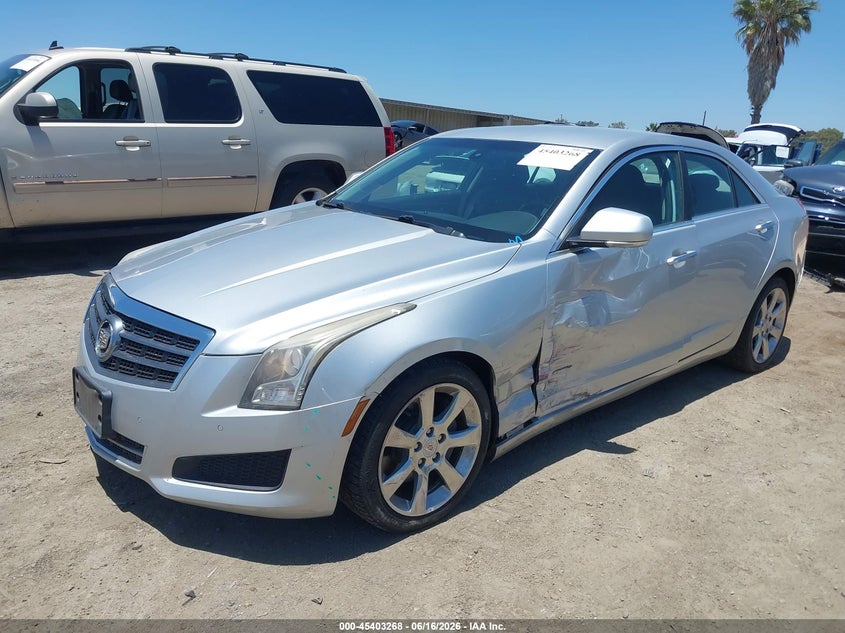 2014 Cadillac Ats VIN 1G6AB5RA6E0150678 IAAI salvage auction — SIDE, Salvage (California), sold $1,750 on 2026-07-09 (photo 2)