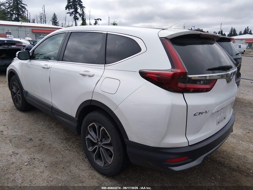 2021 Honda Cr-v VIN 7FARW2H5XME028823 IAAI salvage auction — FRONT END, Bill Of Sale (Washington), sold $4,550 on 2026-07-22 (photo 3)