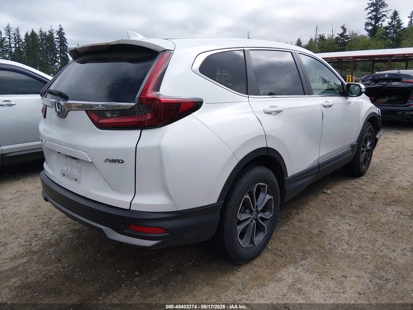 2021 Honda Cr-v VIN 7FARW2H5XME028823 IAAI salvage auction — FRONT END, Bill Of Sale (Washington), sold $4,550 on 2026-07-22 (photo 4)