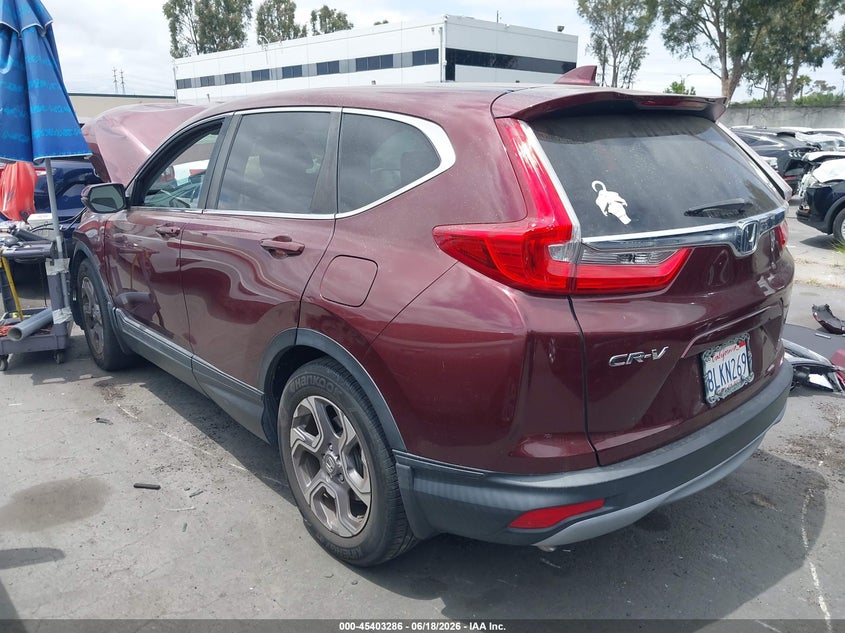 2019 Honda Cr-v VIN 7FARW1H83KE016644 IAAI salvage auction — FRONT END, Salvage Title, sold $3,050 on 2026-07-08 (photo 3)