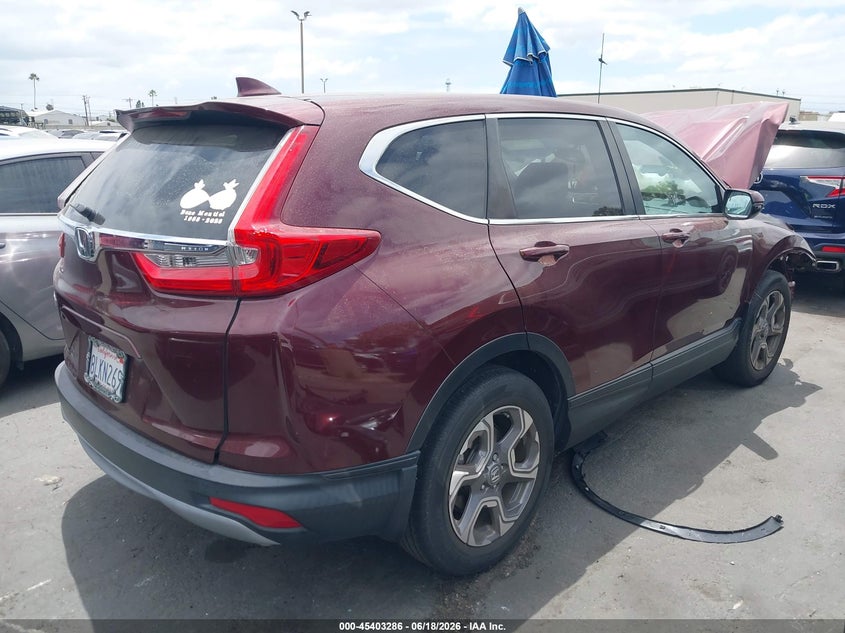 2019 Honda Cr-v VIN 7FARW1H83KE016644 IAAI salvage auction — FRONT END, Salvage Title, sold $3,050 on 2026-07-08 (photo 4)