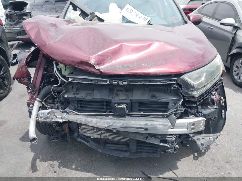2019 Honda Cr-v VIN 7FARW1H83KE016644 IAAI salvage auction — FRONT END, Salvage Title, sold $3,050 on 2026-07-08 (photo 6)