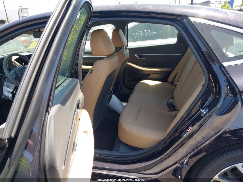 2023 Hyundai Sonata VIN KMHL34J24PA341087 IAAI salvage auction — FRONT & REAR, Salvage Title, sold $6,600 on 2026-07-12 (photo 8)