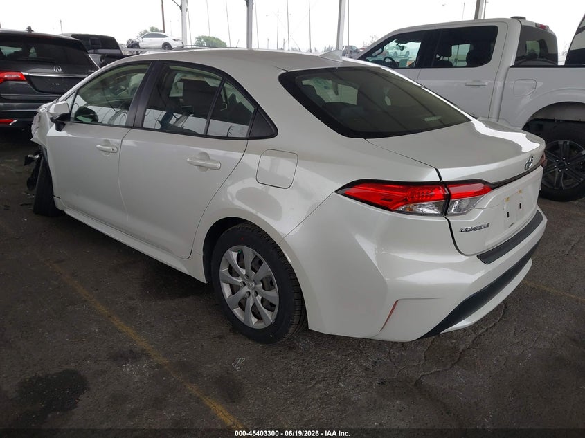 2020 Toyota Corolla VIN JTDEPRAE6LJ047483 IAAI salvage auction — FRONT END, Salvage (California), sold $2,700 on 2026-07-19 (photo 3)