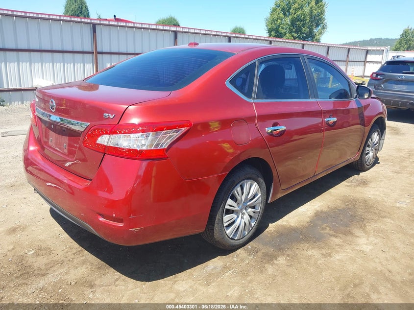 2015 Nissan Sentra VIN 3N1AB7AP6FL686756 IAAI salvage auction — FRONT END, Salvage Title, sold $575 on 2026-07-09 (photo 4)