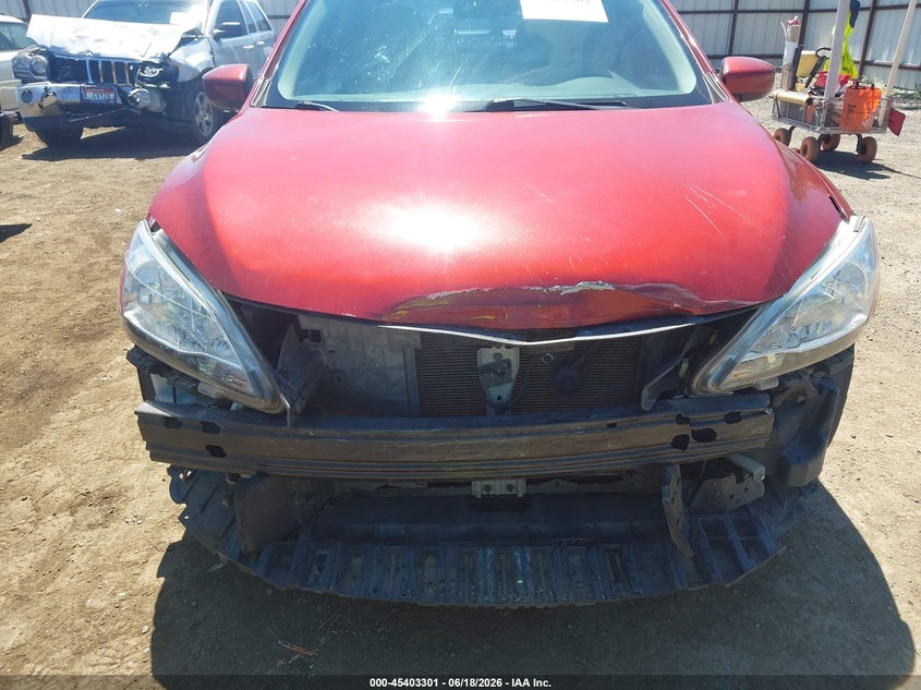 2015 Nissan Sentra VIN 3N1AB7AP6FL686756 IAAI salvage auction — FRONT END, Salvage Title, sold $575 on 2026-07-09 (photo 6)