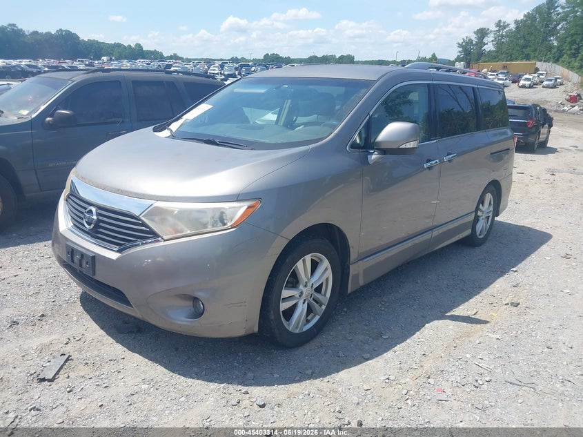 2011 Nissan Quest VIN JN8AE2KP0B9002572 IAAI salvage auction — NORMAL WEAR, Clear (Georgia), sold $900 on 2026-07-14 (photo 2)