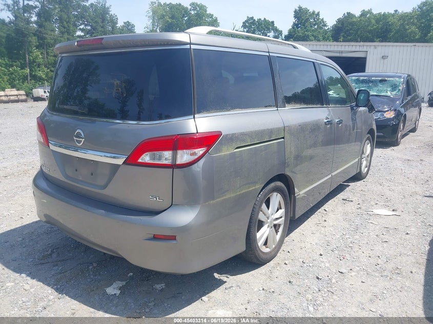 2011 Nissan Quest VIN JN8AE2KP0B9002572 IAAI salvage auction — NORMAL WEAR, Clear (Georgia), sold $900 on 2026-07-14 (photo 4)