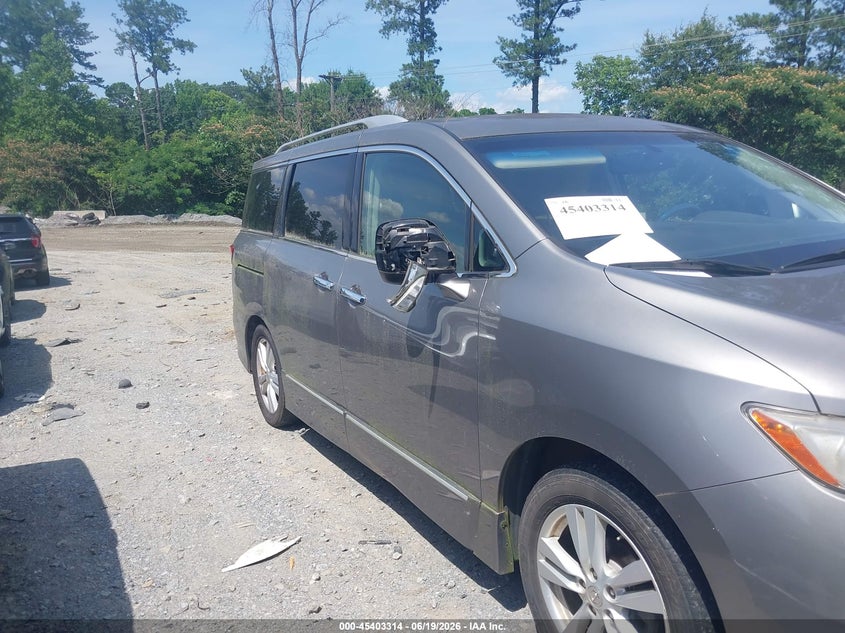 2011 Nissan Quest VIN JN8AE2KP0B9002572 IAAI salvage auction — NORMAL WEAR, Clear (Georgia), sold $900 on 2026-07-14 (photo 6)