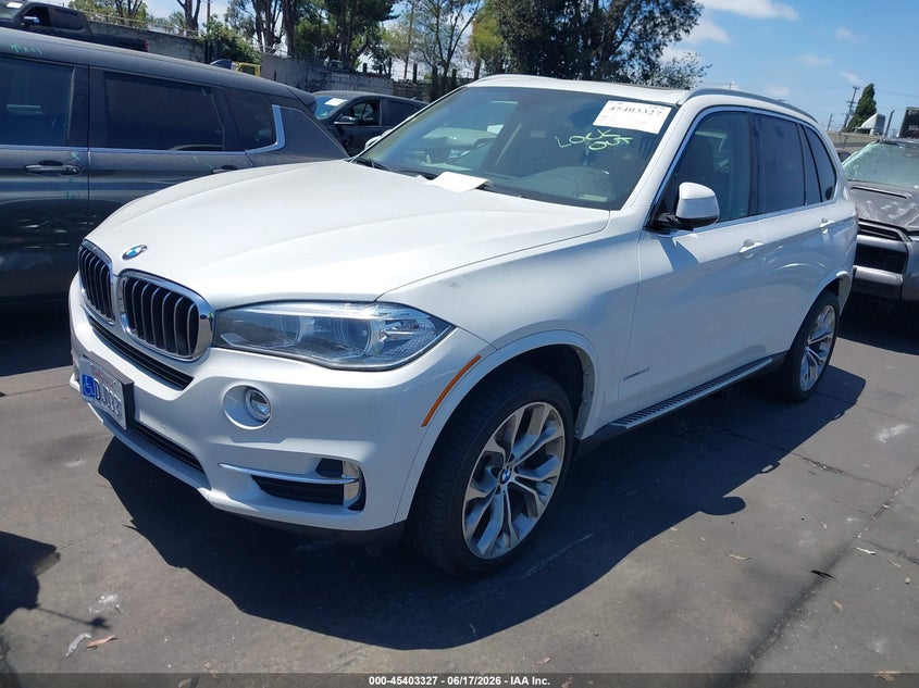 2015 BMW X5 VIN 5UXKR2C51F0H40961 IAAI salvage auction — RIGHT FRONT, Salvage Title, sold $3,000 on 2026-07-17 (photo 2)
