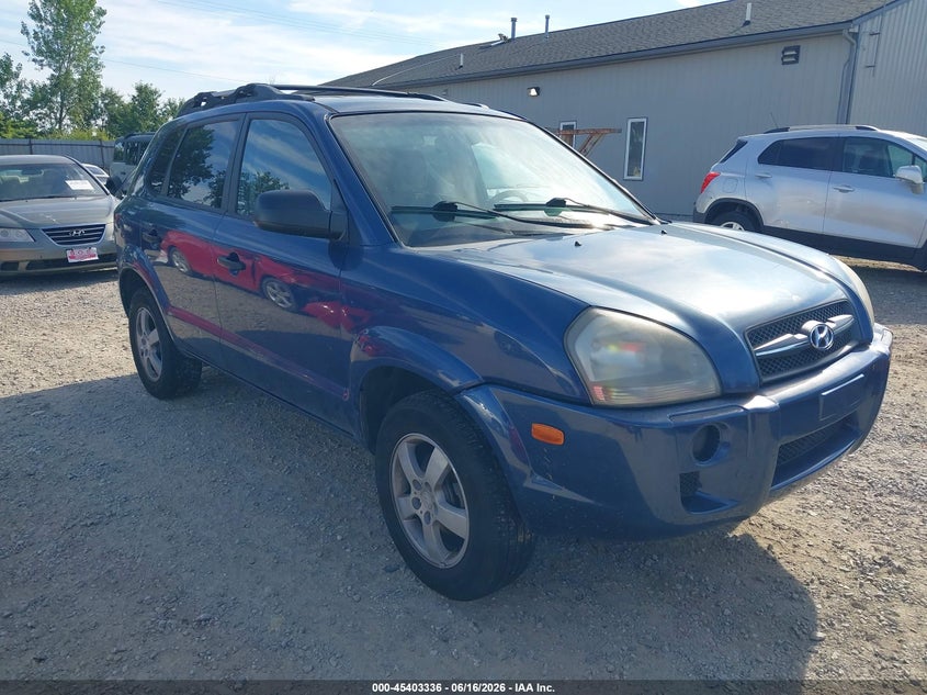 2008 Hyundai Tucson VIN KM8JM12B58U893442 IAAI salvage auction — NORMAL WEAR, Original (Ohio), sold $375 on 2026-07-22 (photo 1)