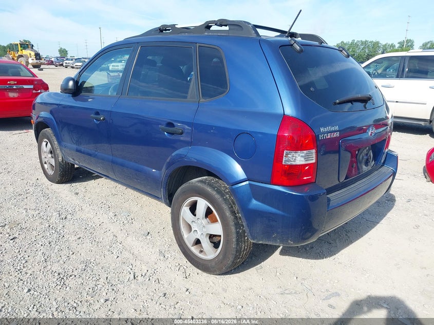 2008 Hyundai Tucson VIN KM8JM12B58U893442 IAAI salvage auction — NORMAL WEAR, Original (Ohio), sold $375 on 2026-07-22 (photo 3)