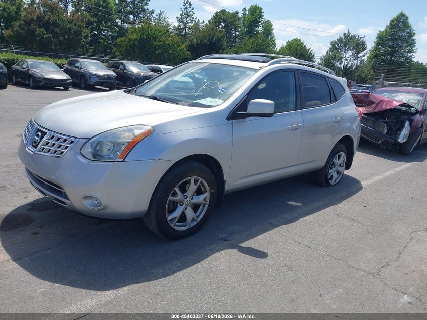 2008 Nissan Rogue VIN JN8AS58V08W104982 IAAI salvage auction — RIGHT SIDE, Salvage (Idaho), sold $600 on 2026-07-13 (photo 2)