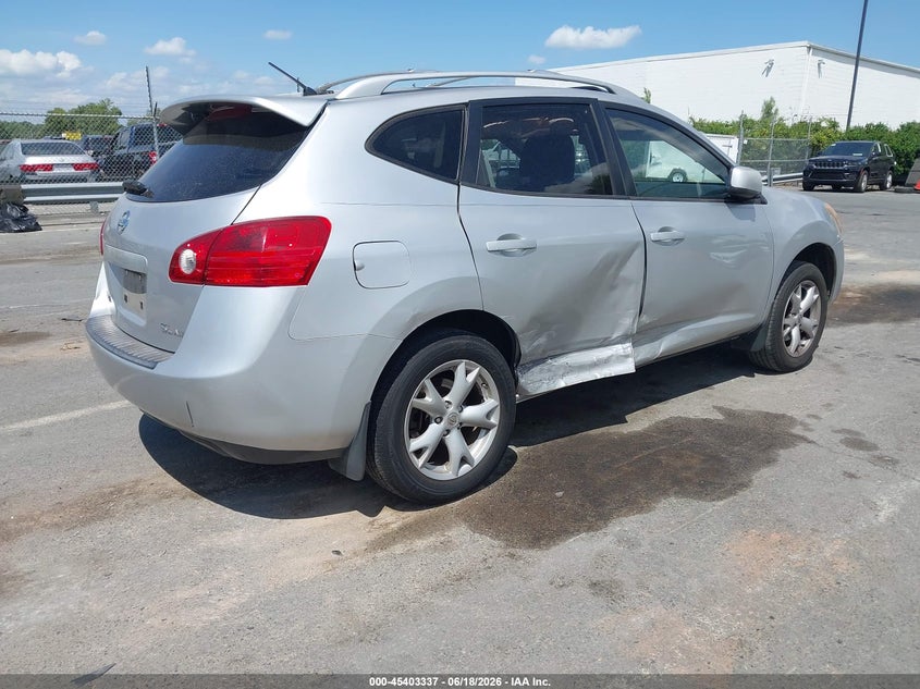 2008 Nissan Rogue VIN JN8AS58V08W104982 IAAI salvage auction — RIGHT SIDE, Salvage (Idaho), sold $600 on 2026-07-13 (photo 4)