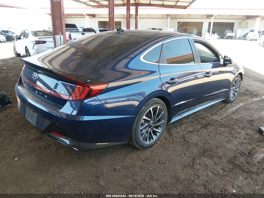 2020 Hyundai Sonata VIN 5NPEH4J21LH010761 IAAI salvage auction — FRONT END, Salvage Title, sold $4,250 on 2026-07-26 (photo 4)