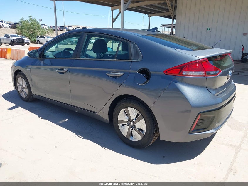 2018 Hyundai Ioniq hybrid VIN KMHC65LC1JU075441 IAAI salvage auction — LEFT REAR, Sf97 (New Mexico), sold $8,050 on 2026-08-05 (photo 3)