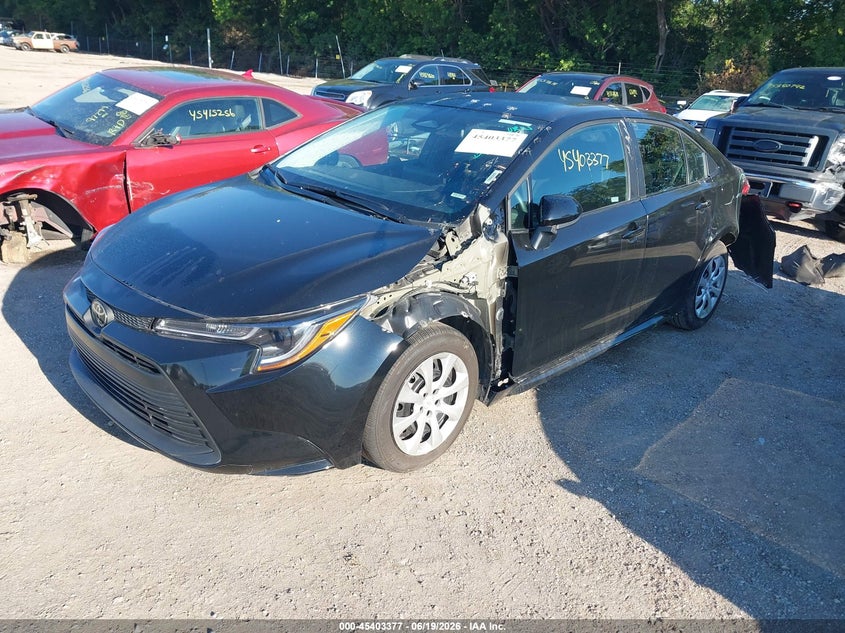 2025 Toyota Corolla VIN 5YFB4MDE2SP289420 IAAI salvage auction — FRONT & REAR, Clear (Indiana), sold $12,000 on 2026-07-08 (photo 2)