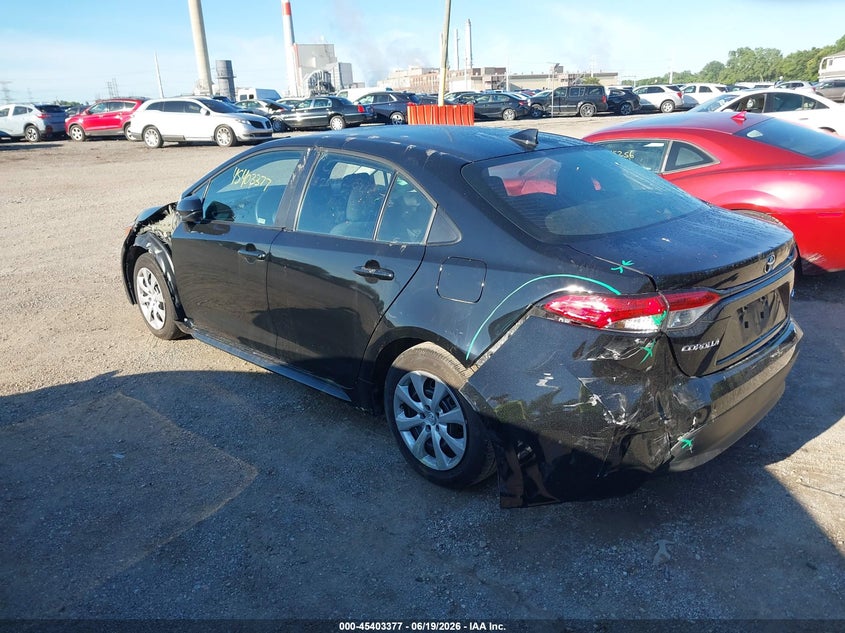 2025 Toyota Corolla VIN 5YFB4MDE2SP289420 IAAI salvage auction — FRONT & REAR, Clear (Indiana), sold $12,000 on 2026-07-08 (photo 3)