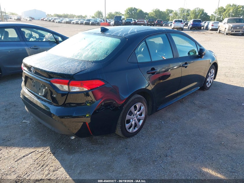 2025 Toyota Corolla VIN 5YFB4MDE2SP289420 IAAI salvage auction — FRONT & REAR, Clear (Indiana), sold $12,000 on 2026-07-08 (photo 4)