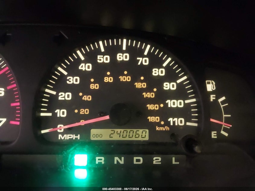 2002 Toyota 4runner VIN JT3GN86R520243685 IAAI salvage auction — NORMAL WEAR, Original (Texas), sold $1,850 on 2026-07-08 (photo 7)