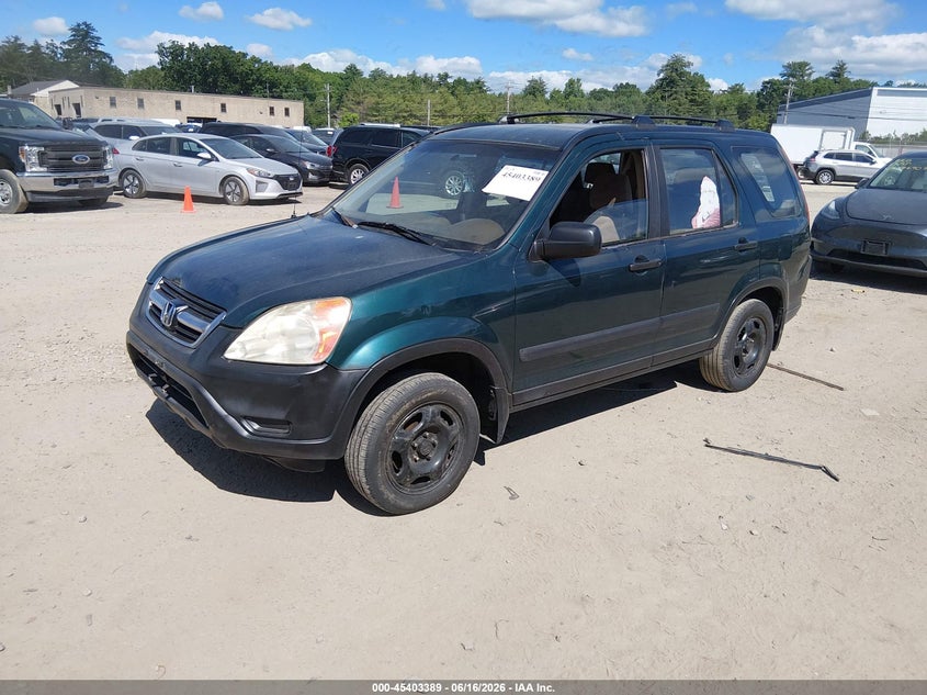 2002 Honda Cr-v VIN SHSRD78412U003529 IAAI salvage auction — NORMAL WEAR, Clear (Massachusetts), sold $300 on 2026-07-15 (photo 2)