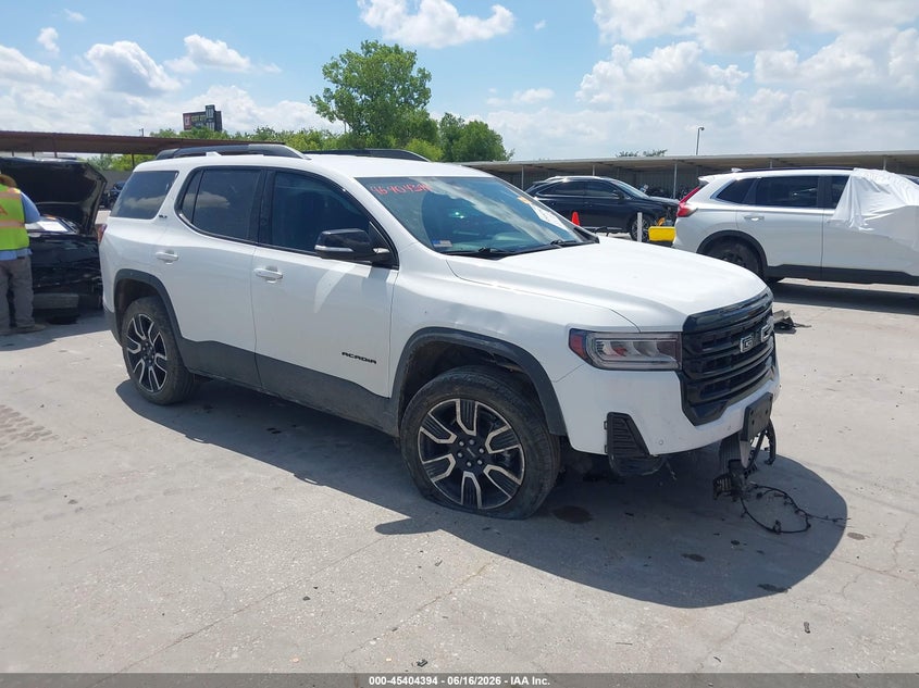 2021 Gmc Acadia VIN 1GKKNML45MZ210695 IAAI salvage auction — FRONT END, Original (Texas), sold $3,800 on 2026-08-27 (photo 1)