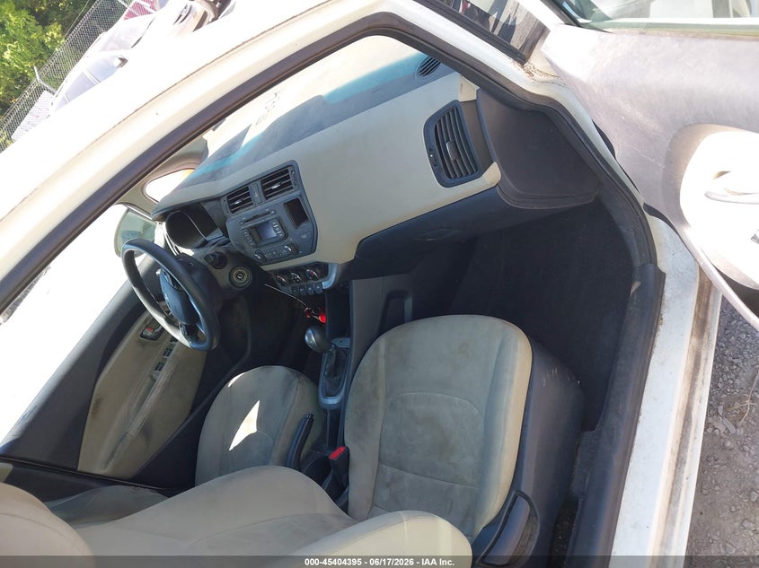 2013 Kia Rio VIN KNADM5A37D6162865 IAAI salvage auction — FRONT & REAR, Clear (Virginia), sold $525 on 2026-07-14 (photo 5)