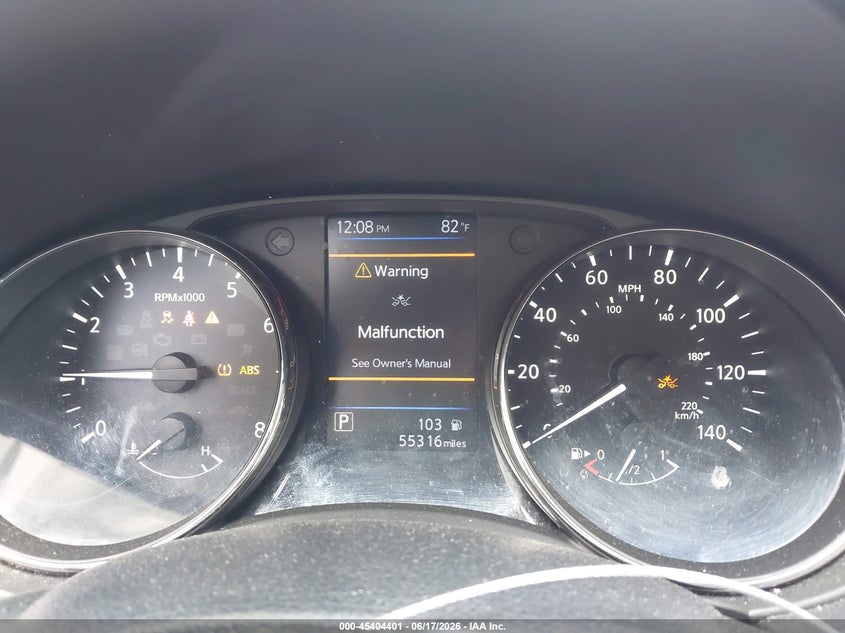 2018 Nissan Rogue VIN KNMAT2MV6JP546775 IAAI salvage auction — FRONT END, Salvage (New Jersey), sold $3,550 on 2026-07-29 (photo 7)
