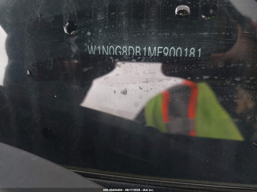 2021 Mercedes-benz Glc class VIN W1N0G8DB1MF900181 IAAI salvage auction — NORMAL WEAR, Repossession Paperwork (Georgia), sold $15,000 on 2026-08-19 (photo 9)