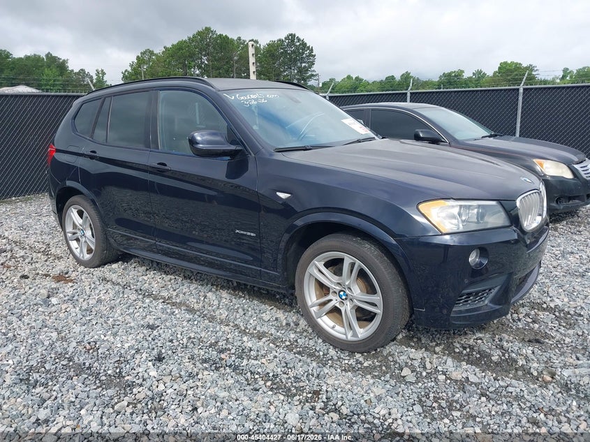 2013 BMW X3 VIN 5UXWX7C5XDL978661 IAAI salvage auction — TRANSMISSION, Clear (Arizona), sold $850 on 2026-07-29 (photo 1)