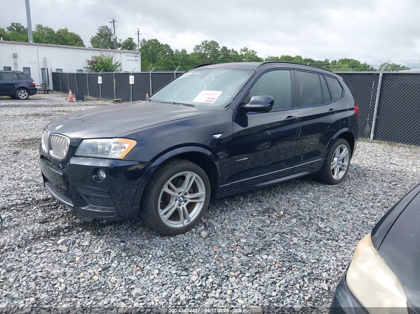 2013 BMW X3 VIN 5UXWX7C5XDL978661 IAAI salvage auction — TRANSMISSION, Clear (Arizona), sold $850 on 2026-07-29 (photo 2)