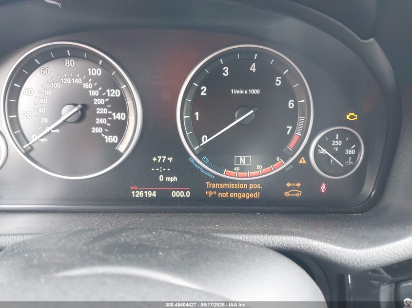 2013 BMW X3 VIN 5UXWX7C5XDL978661 IAAI salvage auction — TRANSMISSION, Clear (Arizona), sold $850 on 2026-07-29 (photo 7)