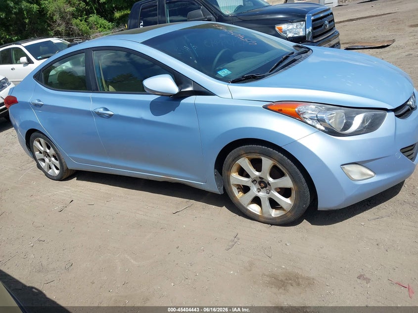 2012 Hyundai Elantra VIN KMHDH4AE4CU213084 IAAI salvage auction — NORMAL WEAR, Clear (Massachusetts), sold $650 on 2026-07-21 (photo 1)