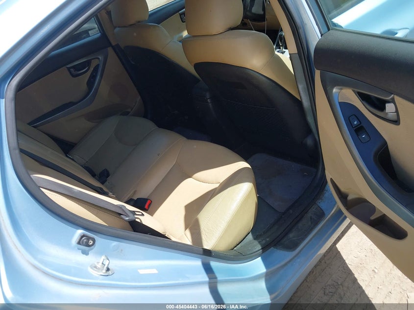 2012 Hyundai Elantra VIN KMHDH4AE4CU213084 IAAI salvage auction — NORMAL WEAR, Clear (Massachusetts), sold $650 on 2026-07-21 (photo 8)