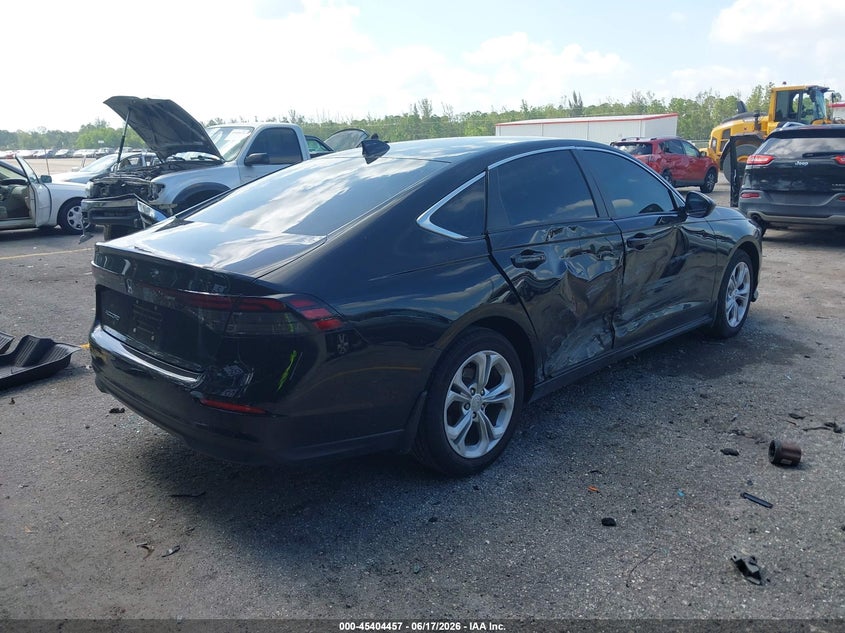 2025 Honda Accord VIN 1HGCY1F22SA044696 IAAI salvage auction — RIGHT SIDE, Salvage Title, sold $8,350 on 2026-07-27 (photo 4)
