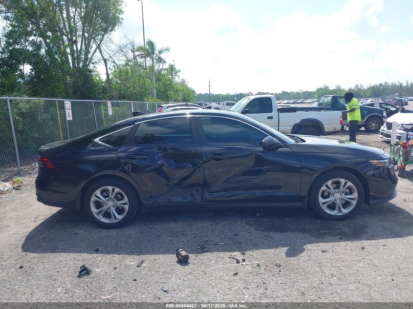 2025 Honda Accord VIN 1HGCY1F22SA044696 IAAI salvage auction — RIGHT SIDE, Salvage Title, sold $8,350 on 2026-07-27 (photo 6)