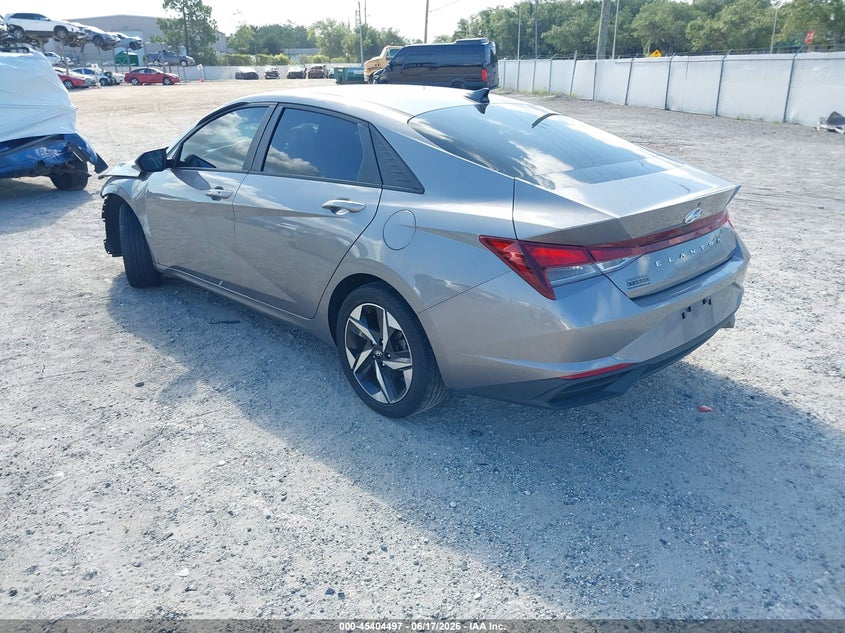 2023 Hyundai Elantra VIN KMHLS4AG0PU551585 IAAI salvage auction — FRONT END, Certificate Of Destruction (Florida), sold $2,400 on 2026-07-14 (photo 3)