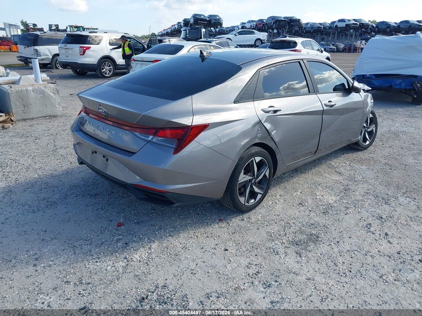 2023 Hyundai Elantra VIN KMHLS4AG0PU551585 IAAI salvage auction — FRONT END, Certificate Of Destruction (Florida), sold $2,400 on 2026-07-14 (photo 4)