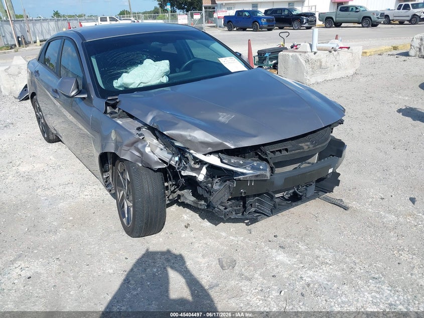 2023 Hyundai Elantra VIN KMHLS4AG0PU551585 IAAI salvage auction — FRONT END, Certificate Of Destruction (Florida), sold $2,400 on 2026-07-14 (photo 6)