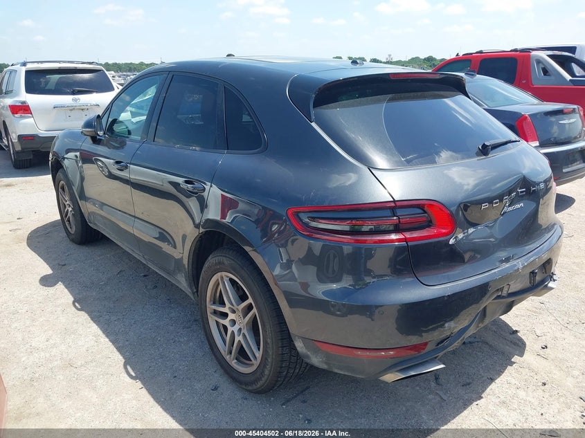 2018 Porsche Macan VIN WP1AA2A5XJLB05148 IAAI salvage auction — FRONT & REAR, Original (Texas), sold $7,600 on 2026-07-21 (photo 3)