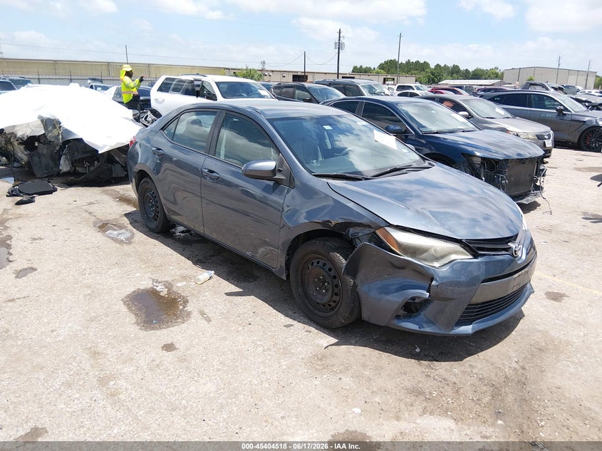 2016 Toyota Corolla VIN 5YFBURHE3GP519397 IAAI salvage auction — FRONT END, Salvage (Texas), sold $2,500 on 2026-07-15 (photo 1)