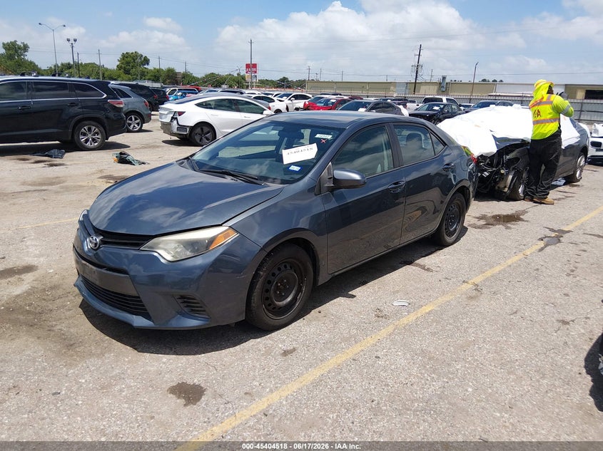 2016 Toyota Corolla VIN 5YFBURHE3GP519397 IAAI salvage auction — FRONT END, Salvage (Texas), sold $2,500 on 2026-07-15 (photo 2)
