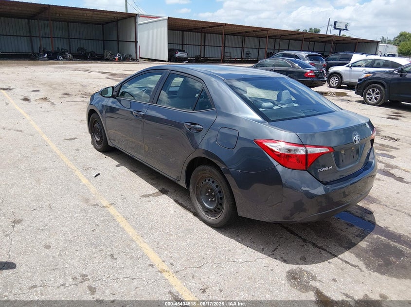 2016 Toyota Corolla VIN 5YFBURHE3GP519397 IAAI salvage auction — FRONT END, Salvage (Texas), sold $2,500 on 2026-07-15 (photo 3)
