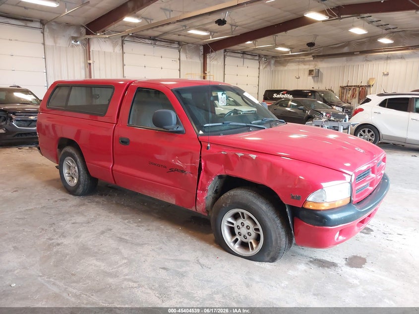 2000 Dodge Dakota VIN 1B7FL26N1YS693953 IAAI salvage auction — SIDE, Clear (Michigan), sold $500 on 2026-07-09 (photo 1)