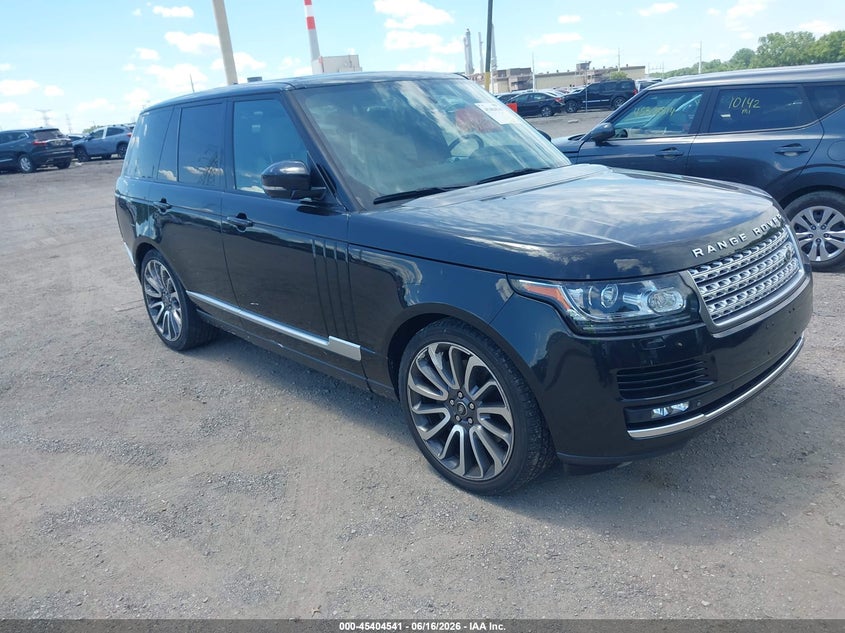 2015 Land rover RANGE ROVER VIN SALGS2TF6FA238774 IAAI salvage auction — NORMAL WEAR, Clear (Indiana), sold $5,475 on 2026-07-08 (photo 1)